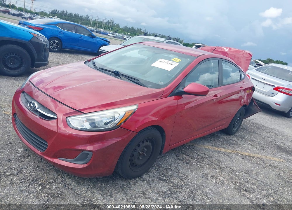2015 HYUNDAI ACCENT GLS VIN: KMHCT4AE9FU854942