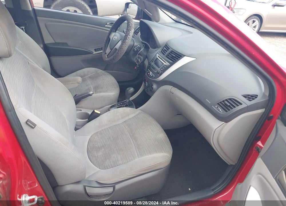2015 HYUNDAI ACCENT GLS VIN: KMHCT4AE9FU854942