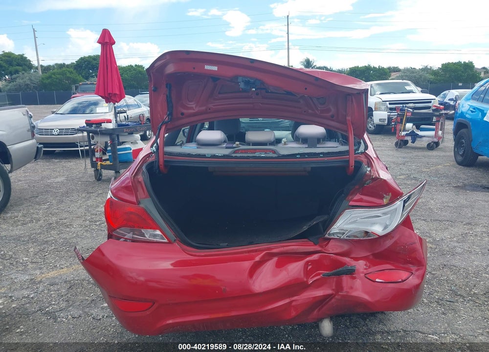2015 HYUNDAI ACCENT GLS VIN: KMHCT4AE9FU854942