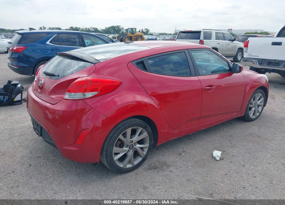 2016 HYUNDAI VELOSTER VIN: KMHTC6AD8GU260816