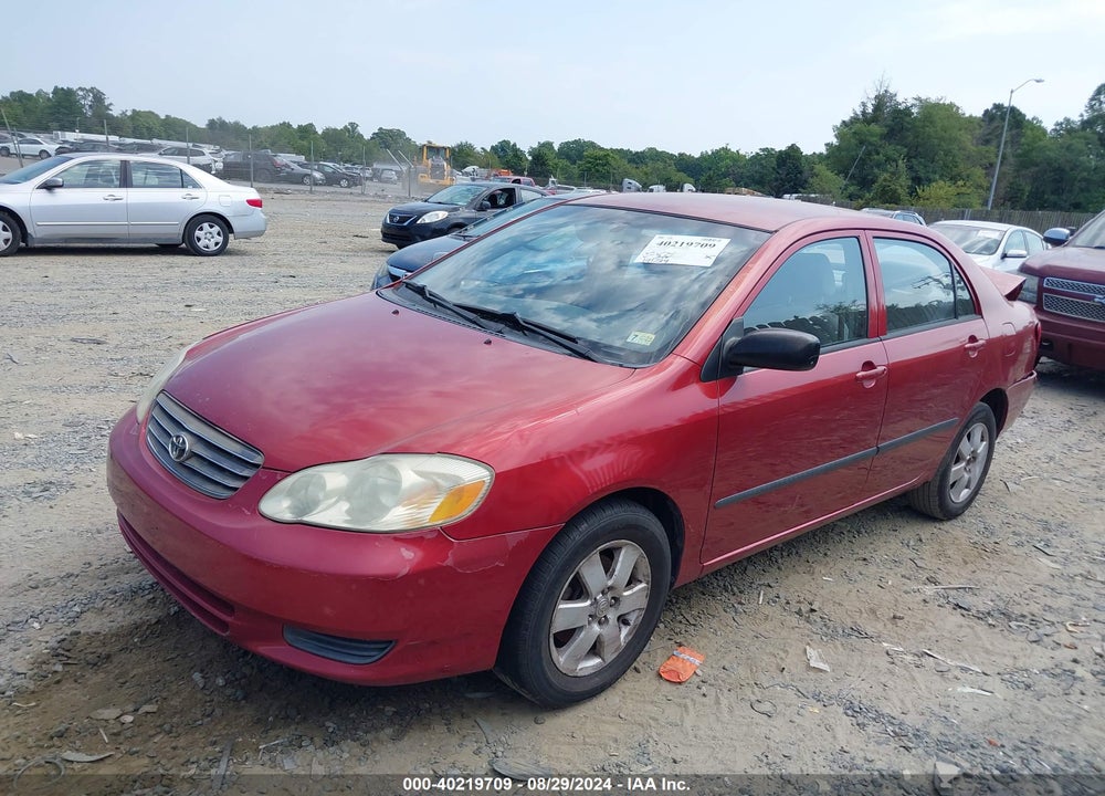 2004 TOYOTA COROLLA CE VIN: 2T1BR32E74C297868