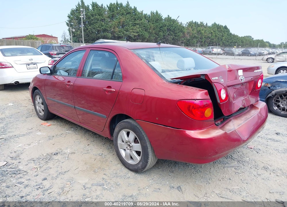 2004 TOYOTA COROLLA CE VIN: 2T1BR32E74C297868