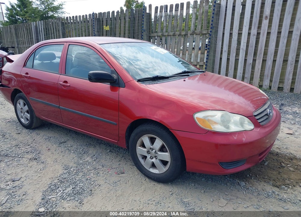 2004 TOYOTA COROLLA CE VIN: 2T1BR32E74C297868
