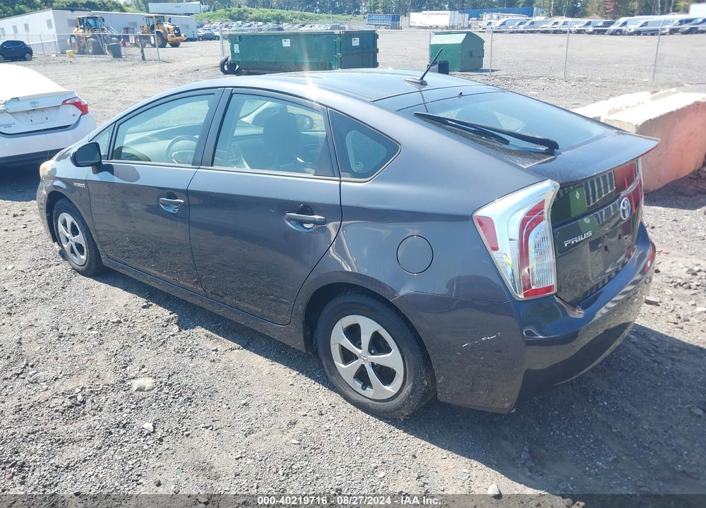 2012 TOYOTA PRIUS THREE VIN: JTDKN3DU5C1558224