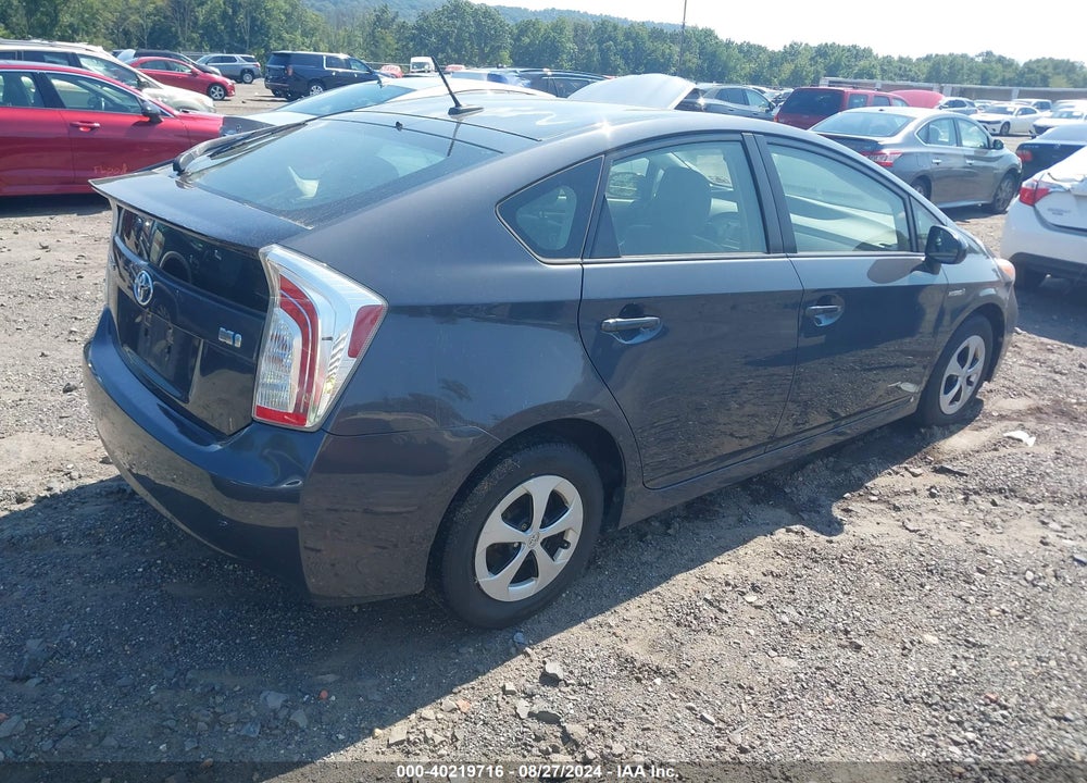 2012 TOYOTA PRIUS THREE VIN: JTDKN3DU5C1558224