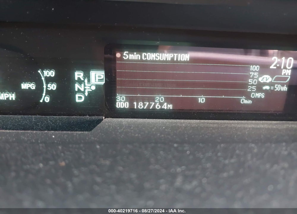2012 TOYOTA PRIUS THREE VIN: JTDKN3DU5C1558224