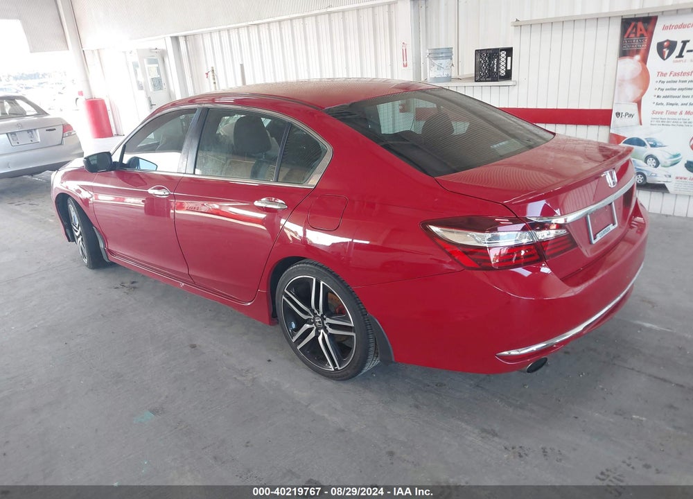 2016 HONDA ACCORD SPORT VIN: 1HGCR2F60GA234462