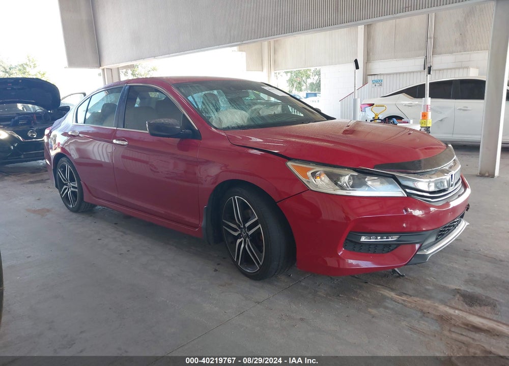2016 HONDA ACCORD SPORT VIN: 1HGCR2F60GA234462