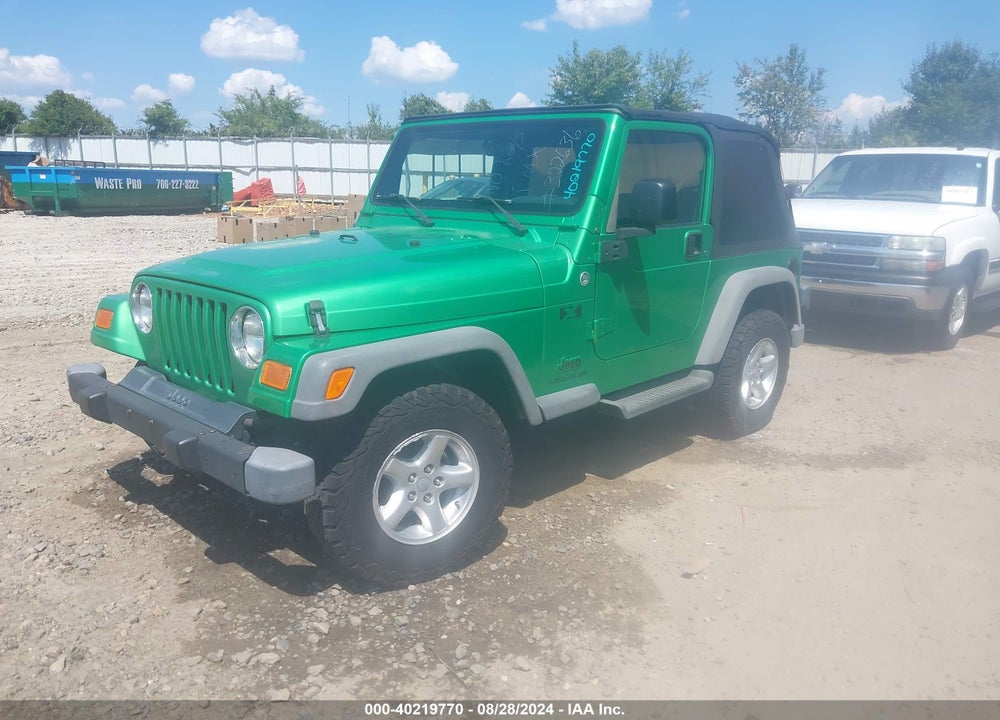 2005 JEEP WRANGLER X VIN: 1J4FA39S15P322636