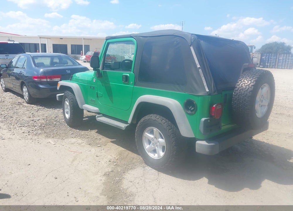 2005 JEEP WRANGLER X VIN: 1J4FA39S15P322636