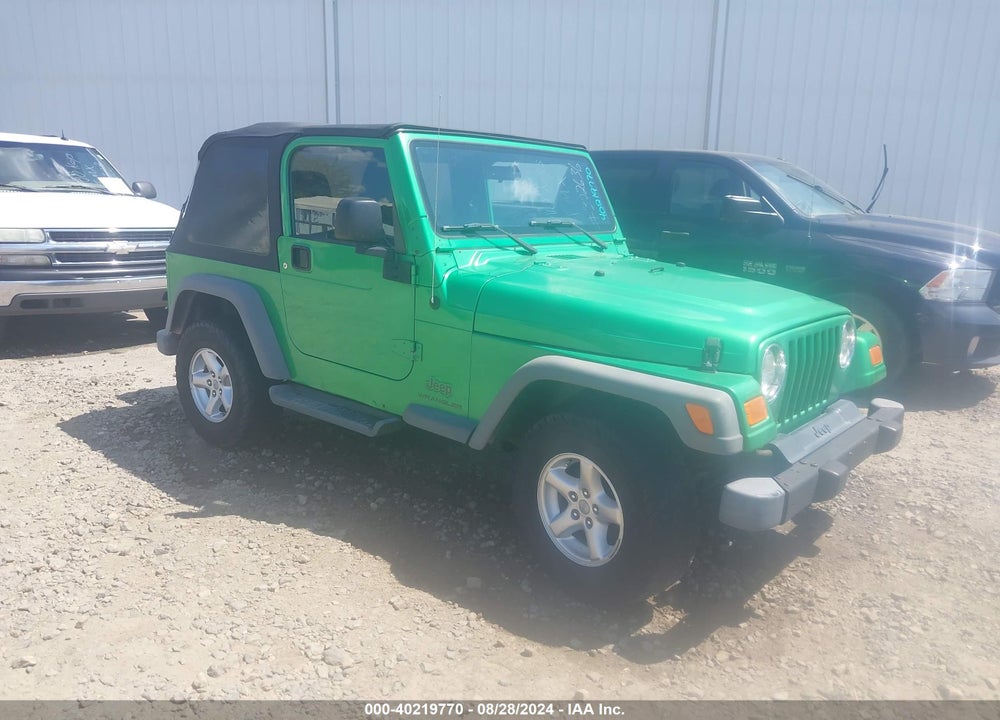 2005 JEEP WRANGLER X VIN: 1J4FA39S15P322636