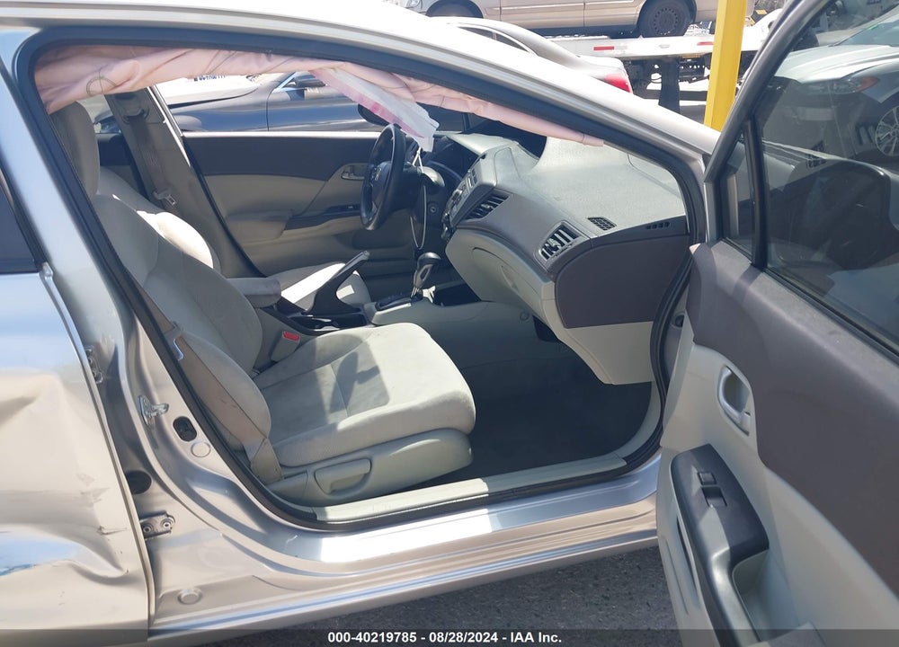 2012 HONDA CIVIC LX VIN: 19XFB2F51CE076891