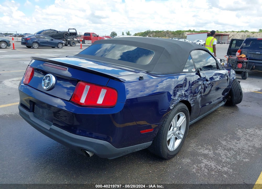 2012 FORD MUSTANG V6 VIN: 1ZVBP8EM8C5285033