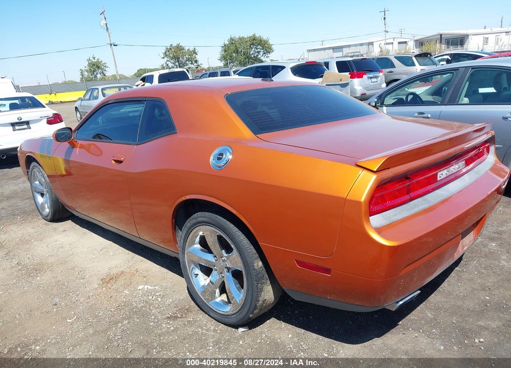 2011 DODGE CHALLENGER R/T VIN: 2B3CJ5DT9BH501030