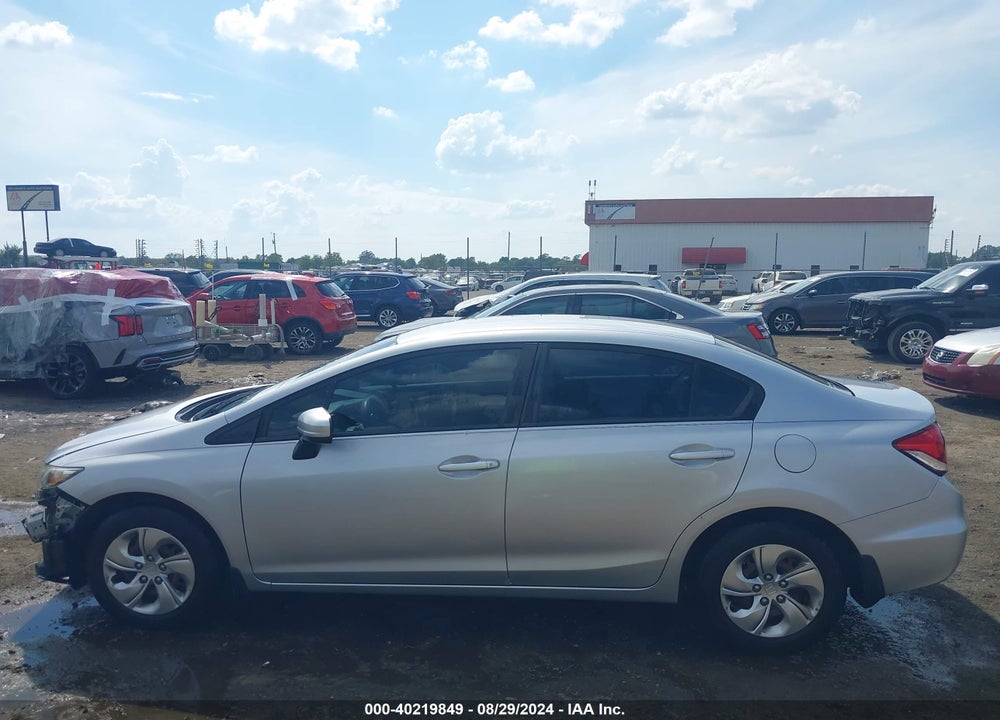 2015 HONDA CIVIC LX VIN: 19XFB2F58FE019978