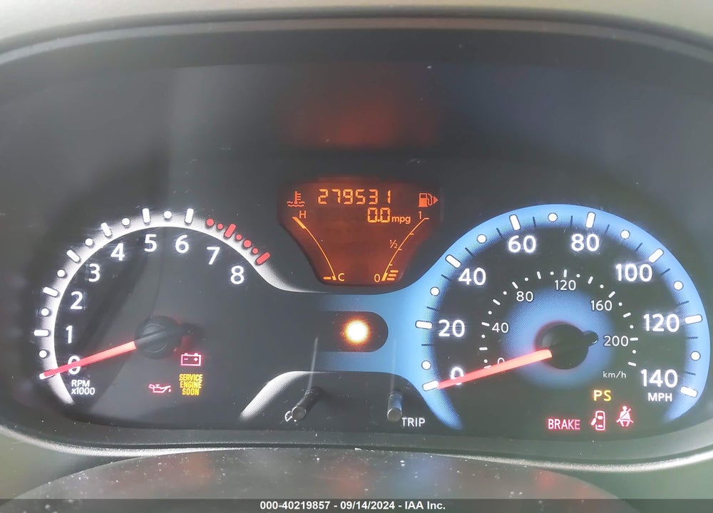 2009 NISSAN CUBE 1.8 VIN: JN8AZ28R59T126430