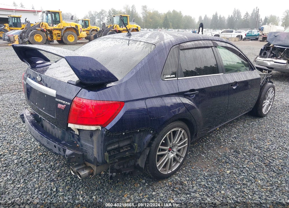 2011 SUBARU IMPREZA WRX STI VIN: JF1GV8J64BL505080