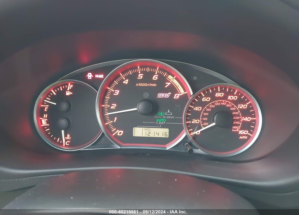 2011 SUBARU IMPREZA WRX STI VIN: JF1GV8J64BL505080