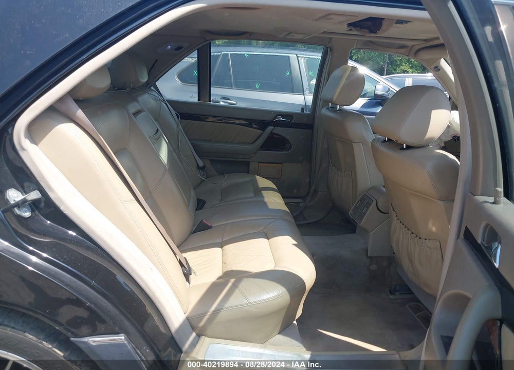 1999 MERCEDES-BENZ S 500 VIN: WDBGA51G8XA410794