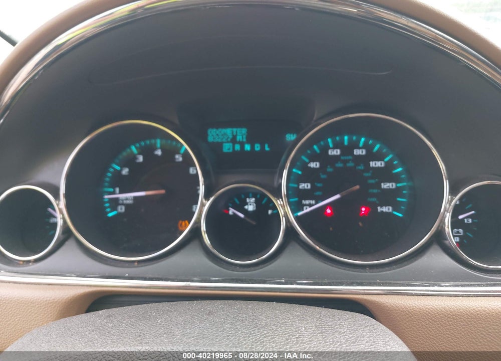 2013 BUICK ENCLAVE PREMIUM VIN: 5GAKVDKD8DJ109941