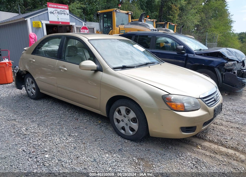 2009 KIA SPECTRA EX VIN: KNAFE222895655560