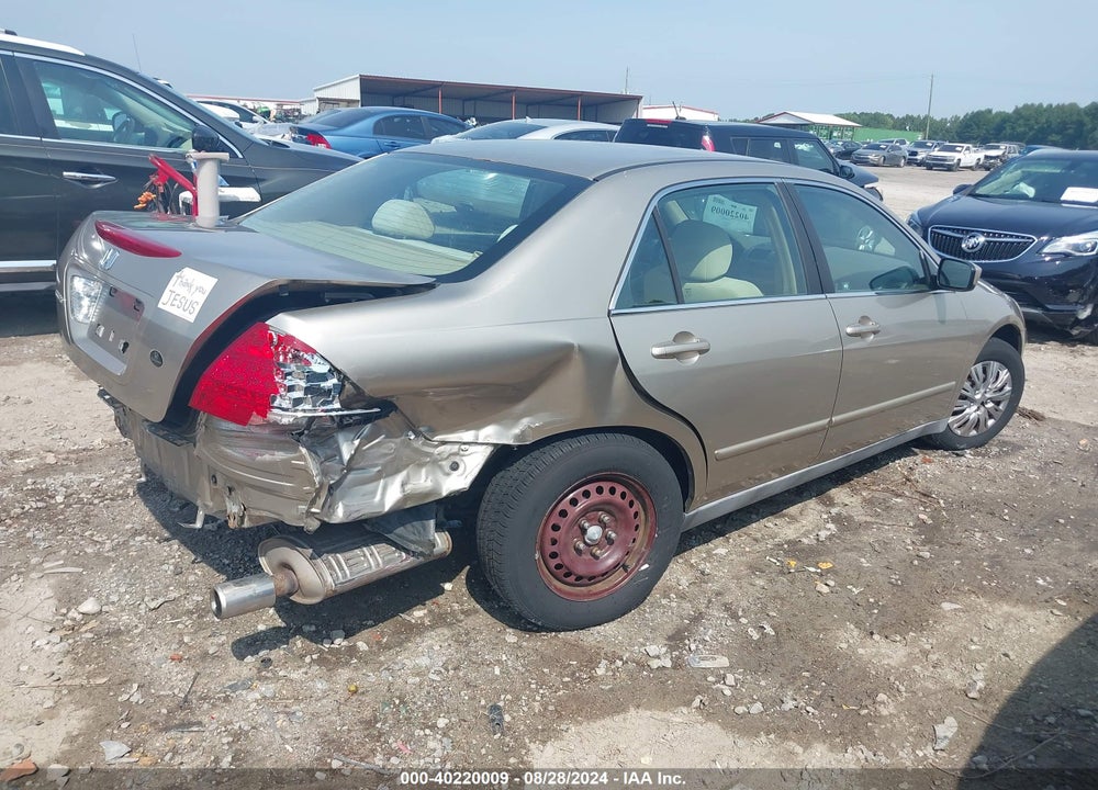 2006 HONDA ACCORD 2.4 LX VIN: 3HGCM56496G702428