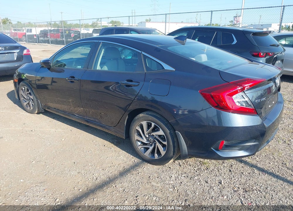 2018 HONDA CIVIC EX VIN: 2HGFC2F74JH565495