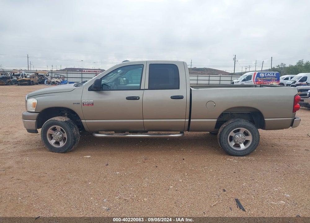 2008 DODGE RAM 2500 SLT/POWER WAGON VIN: 3D7KS28D68G239555