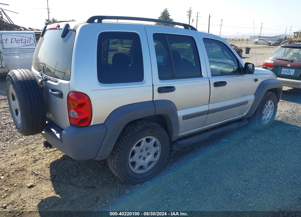 2004 JEEP LIBERTY SPORT VIN: 1J4GL48K04W187935