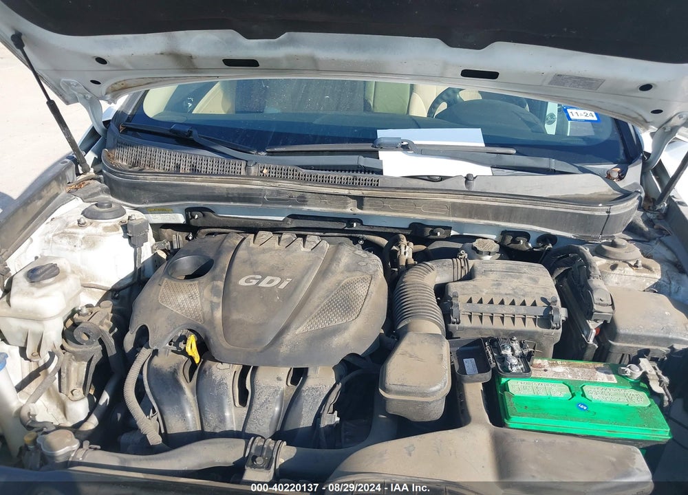 2013 HYUNDAI SONATA GLS VIN: 5NPEB4AC3DH621547