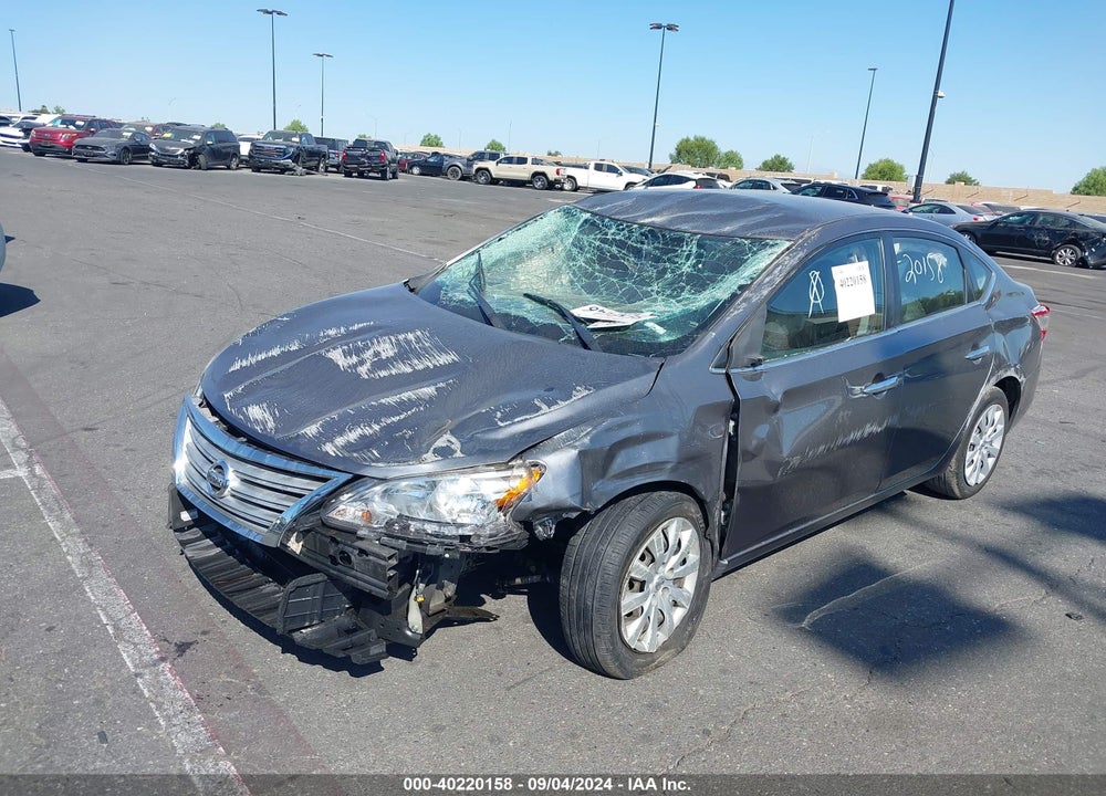 2015 NISSAN SENTRA S VIN: 3N1AB7AP6FY294766