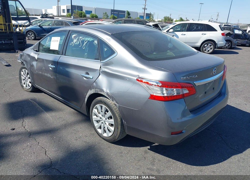 2015 NISSAN SENTRA S VIN: 3N1AB7AP6FY294766