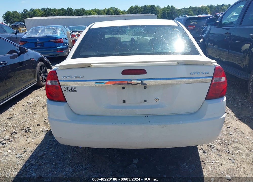 2006 CHEVROLET MALIBU LTZ VIN: 1G1ZU53806F235670