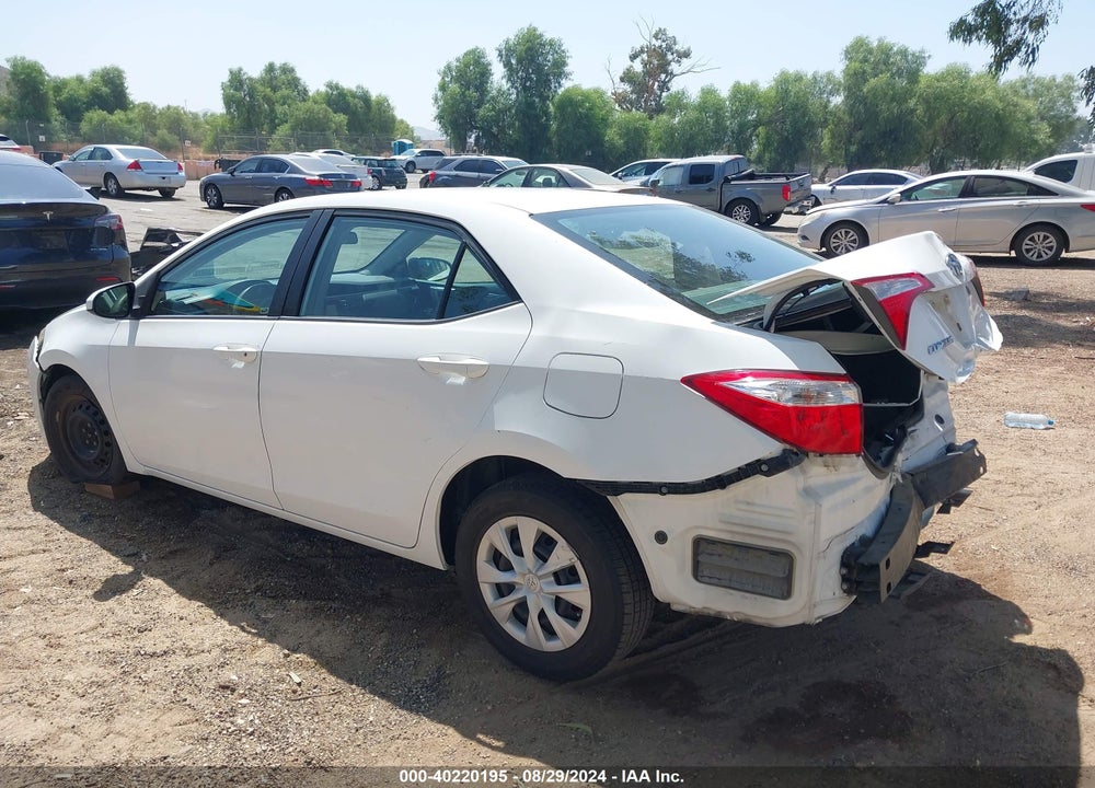 2016 TOYOTA COROLLA L VIN: 5YFBURHE3GP505029