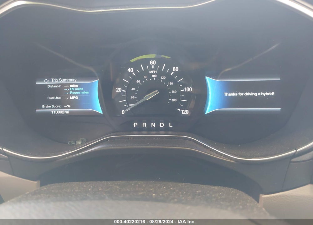 2018 FORD FUSION HYBRID SE VIN: 3FA6P0LU7JR208906