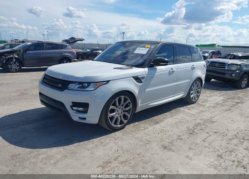 2016 LAND ROVER RANGE ROVER SPORT 5.0L V8 SUPERCHARGED AUTOBIOGRAPHY VIN: SALWV2EF3GA560872