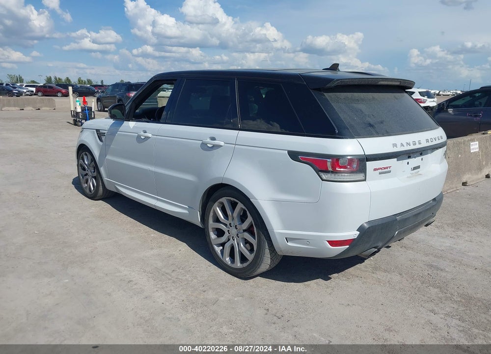 2016 LAND ROVER RANGE ROVER SPORT 5.0L V8 SUPERCHARGED AUTOBIOGRAPHY VIN: SALWV2EF3GA560872
