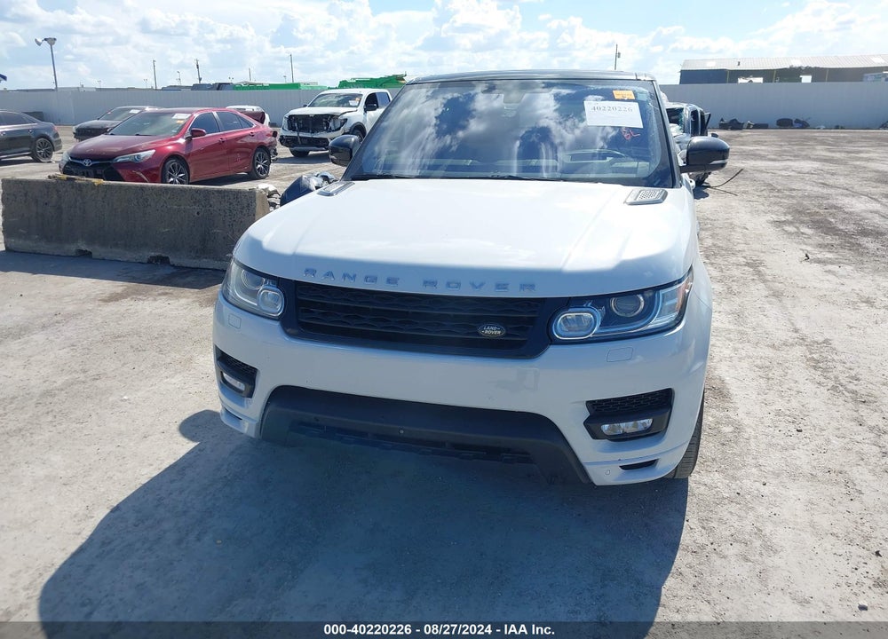 2016 LAND ROVER RANGE ROVER SPORT 5.0L V8 SUPERCHARGED AUTOBIOGRAPHY VIN: SALWV2EF3GA560872