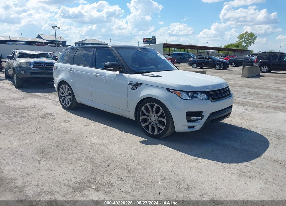 2016 LAND ROVER RANGE ROVER SPORT 5.0L V8 SUPERCHARGED AUTOBIOGRAPHY VIN: SALWV2EF3GA560872