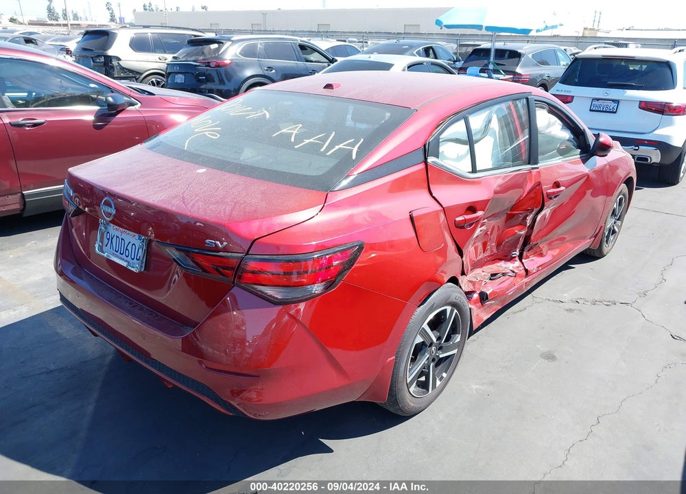 2024 NISSAN SENTRA SV XTRONIC CVT VIN: 3N1AB8CV4RY241487