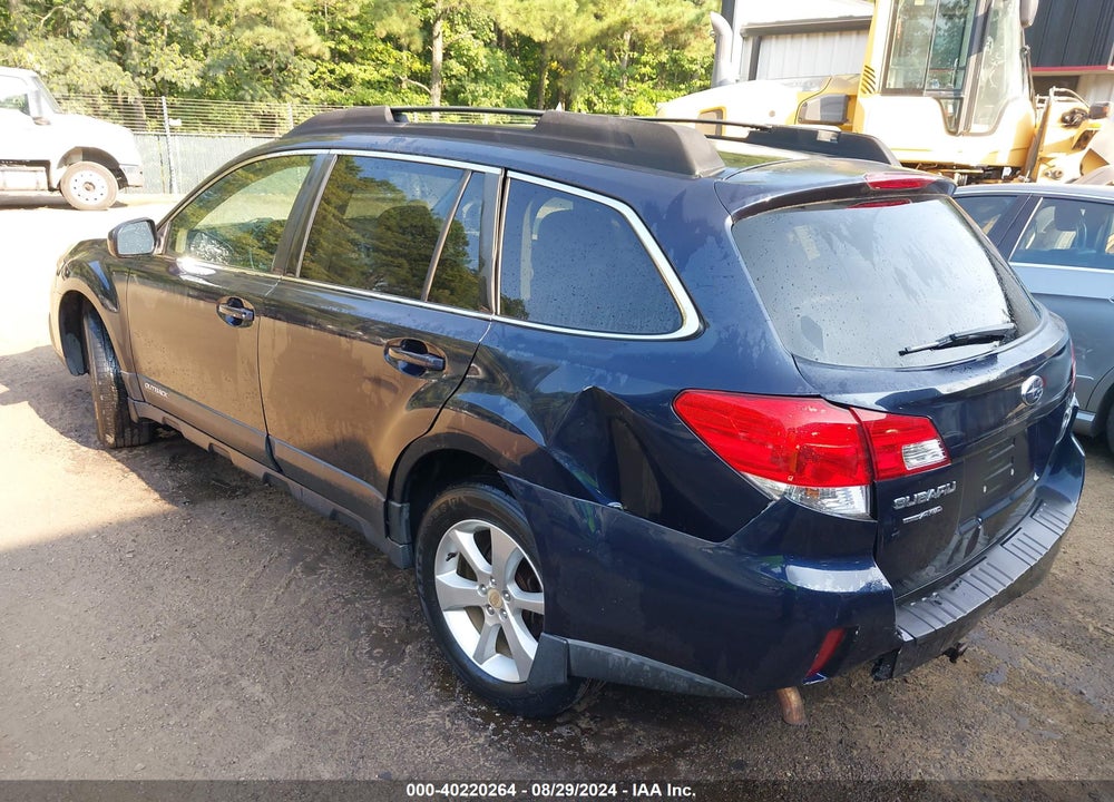2013 SUBARU OUTBACK VIN: 4S4BRBGC1D3273510