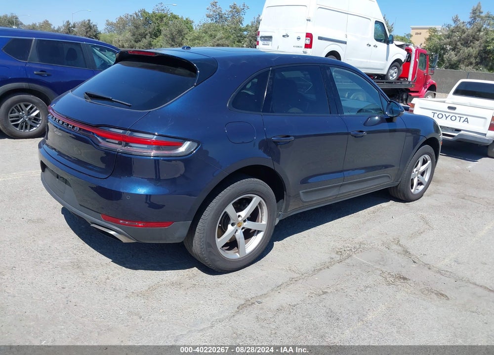 2021 PORSCHE MACAN VIN: WP1AA2A54MLB07787