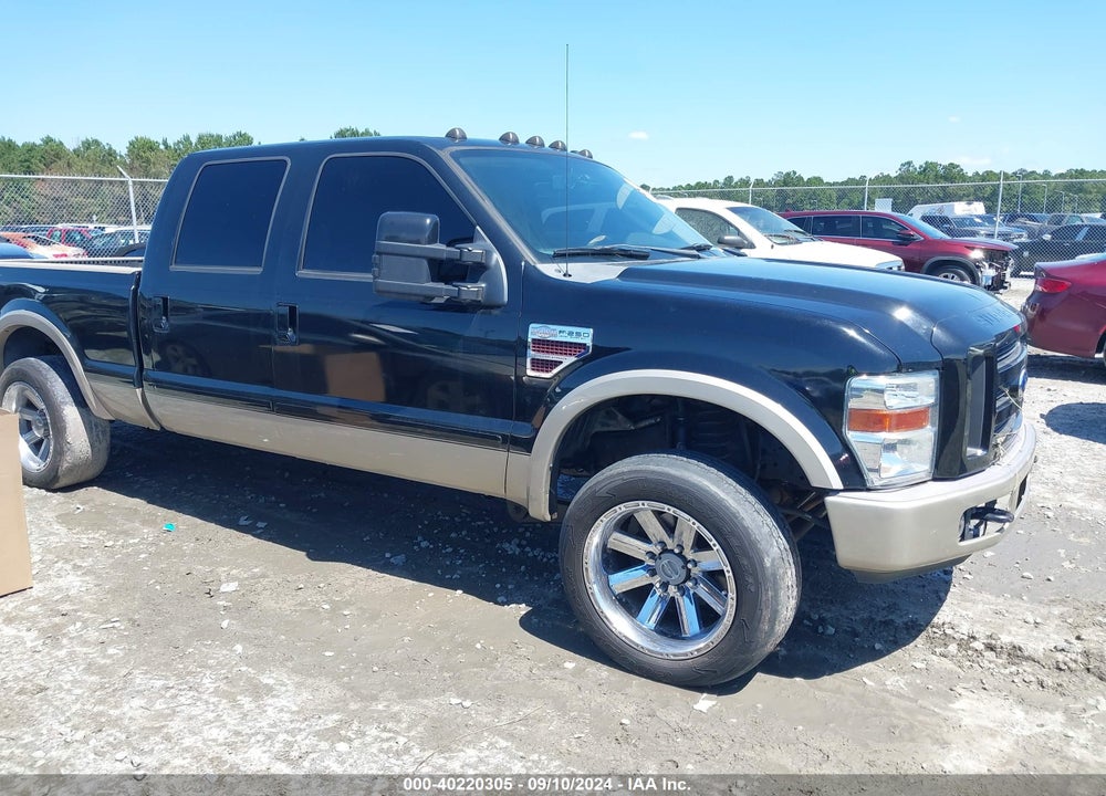 2008 FORD F-250 FX4/HARLEY-DAVIDSON/KING RANCH/LARIAT/XL/XLT VIN: 1FTSW21R88EB16495