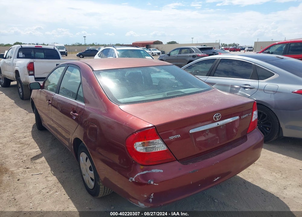 2004 TOYOTA CAMRY LE VIN: 4T1BE32K94U297127
