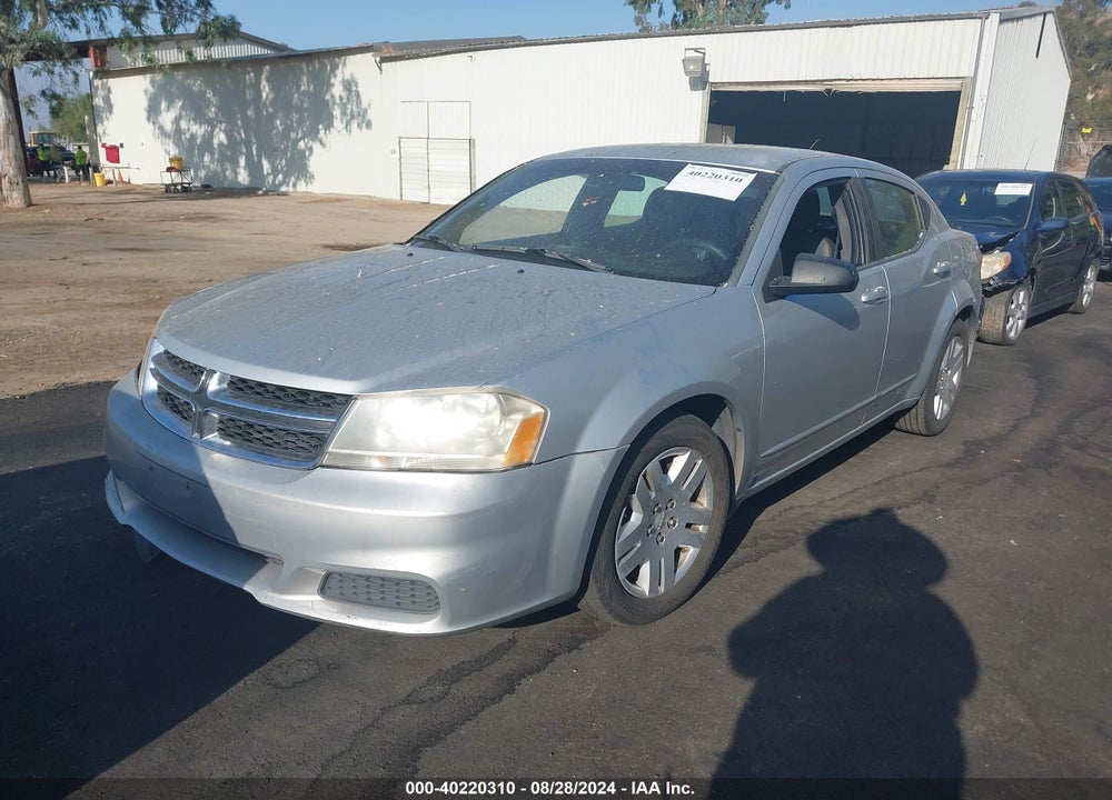 2012 DODGE AVENGER SE VIN: 1C3CDZAB4CN237303