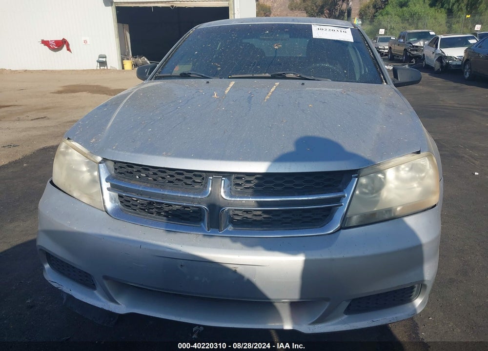 2012 DODGE AVENGER SE VIN: 1C3CDZAB4CN237303