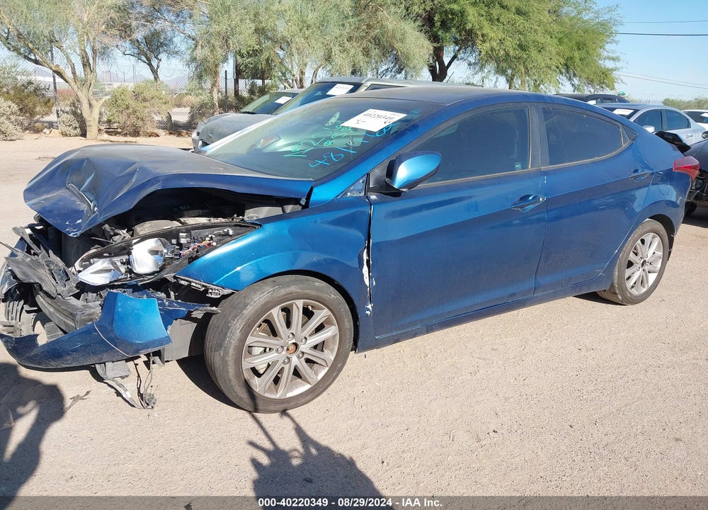 2016 HYUNDAI ELANTRA SE VIN: KMHDH4AE4GU481462