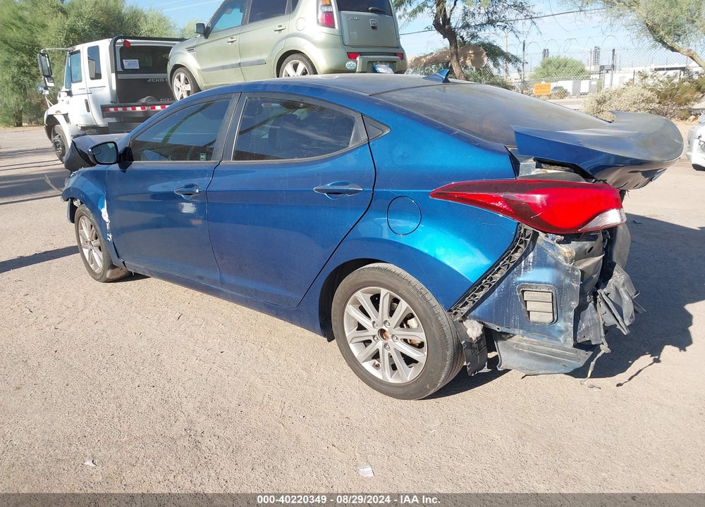 2016 HYUNDAI ELANTRA SE VIN: KMHDH4AE4GU481462
