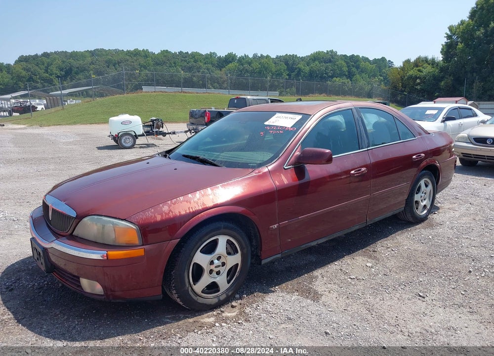 2000 LINCOLN LS V8 AUTO VIN: 1LNHM87A0YY835593