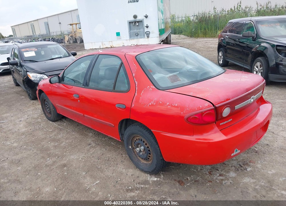 2003 CHEVROLET CAVALIER VIN: 1G1JC52F937355215